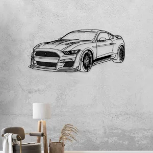 Ford Mustang Shelby GT500KR Metal Art, Legendary Muscle Car Decor, Garage Wall Sign, Enthusiast Gift