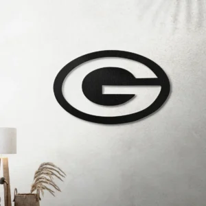 Green Bay Packers Metal Logo Art, Bold NFL Display, LED Game Room Decor, Ultimate Fan Gift