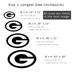 Green Bay Packers Metal Logo Art, Bold NFL Display, LED Game Room Decor, Ultimate Fan Gift