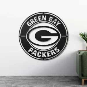 Green Bay Packers Metal Logo, Iconic NFL Emblem Art, Optional LED Game Day Decor, Ultimate Fan Gift