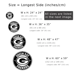 Green Bay Packers Metal Logo, Iconic NFL Emblem Art, Optional LED Game Day Decor, Ultimate Fan Gift