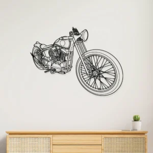Harley Davidson Sportster Metal Art, Iconic Motorcycle Decor, Garage Wall Sign, Biker Enthusiast Gift