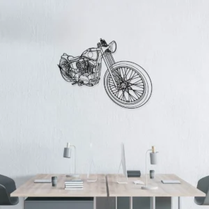 Harley Davidson Sportster Metal Art, Iconic Motorcycle Decor, Garage Wall Sign, Biker Enthusiast Gift