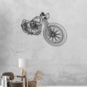 Harley Davidson Sportster Metal Art, Iconic Motorcycle Decor, Garage Wall Sign, Biker Enthusiast Gift