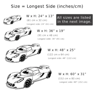 Hennessey Venom GT Metal Art, Hypercar Silhouette Decor, Garage Wall Sign, Car Enthusiast Gift