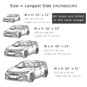 Honda Civic Type R Metal Wall Art, Iconic Hot Hatch Art, JDM Garage Decor, Performance Car Gift