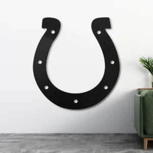 Indianapolis Colts Metal Logo Art, Dynamic NFL Wall Decor, Backlit Game Room Sign, Ultimate Fan Gift