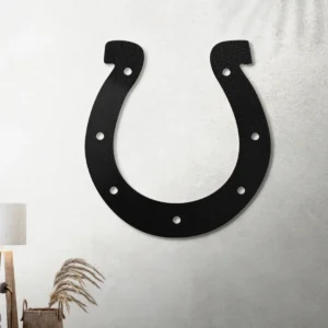 Indianapolis Colts Metal Logo Art, Dynamic NFL Wall Decor, Backlit Game Room Sign, Ultimate Fan Gift