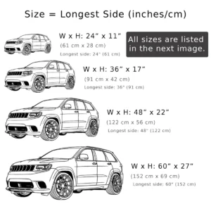 Jeep Grand Cherokee Trackhawk Metal Art, Powerful SUV Silhouette, Garage Wall Decor, Performance Car Gift