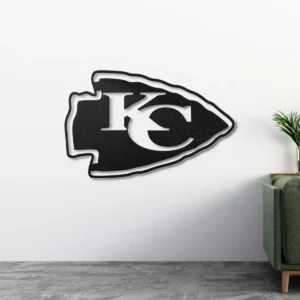 Kansas City Chiefs Metal Logo, Electrifying NFL Wall Art, Backlit Game Room Decor, Football Fan Gift Idea