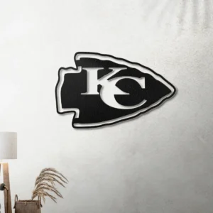 Kansas City Chiefs Metal Logo, Electrifying NFL Wall Art, Backlit Game Room Decor, Football Fan Gift Idea
