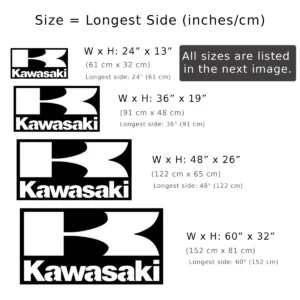 Kawasaki Metal Logo, Dynamic Motorcycle Art, RGB LED Garage Sign, Rider's Dream Gift