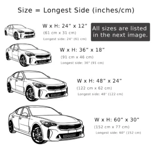 Kia Stinger GT Metal Wall Art, Dynamic Car Silhouette, Garage Man Cave Decor, Enthusiast Gift