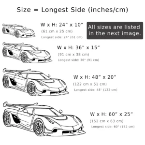 Koenigsegg Jesko Metal Wall Art, Hypercar Silhouette Decor, Garage Man Cave Sign, Supercar Enthusiast Gift