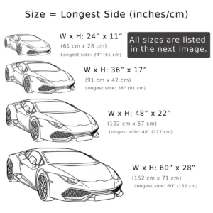 Lamborghini Huracán Metal Wall Art, Exotic Supercar Decor, Garage Man Cave Sign, Luxury Car Gift