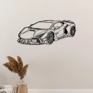 Lamborghini Revuelto Metal Wall Art, Modern Hypercar Decor, Garage Man Cave Sign, Supercar Enthusiast Gift