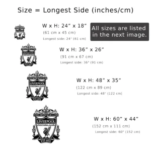 Liverpool FC Metal Logo Art, 'You'll Never Walk Alone' Decor, Optional LED Wall Sign, Premier League Fan Gift