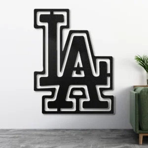 Los Angeles Kings Metal Logo, Dynamic NHL Wall Decor, Optional LED Man Cave Sign, Ultimate Hockey Gift