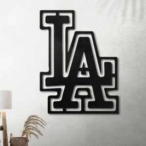 Los Angeles Kings Metal Logo, Dynamic NHL Wall Decor, Optional LED Man Cave Sign, Ultimate Hockey Gift