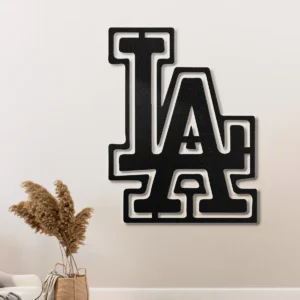 Los Angeles Kings Metal Logo, Dynamic NHL Wall Decor, Optional LED Man Cave Sign, Ultimate Hockey Gift