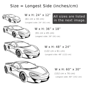 McLaren 570S Spider Metal Art, Modern Supercar Silhouette, Premium Garage Decor, Car Lover Gift