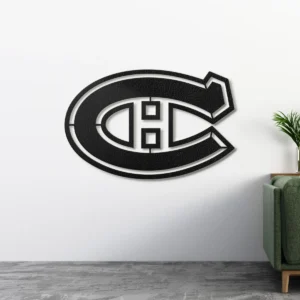 Montreal Canadiens Metal Logo, Official NHL Wall Art, Optional LED Game Room Sign, Hockey Fan Gift