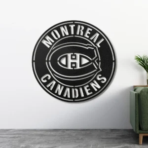 Montreal Canadiens Metal Sign, Legendary NHL Logo Art, Optional LED Backlight, Ultimate Hockey Fan Gift