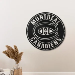 Montreal Canadiens Metal Sign, Legendary NHL Logo Art, Optional LED Backlight, Ultimate Hockey Fan Gift