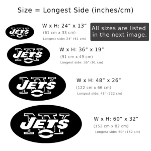 New York Jets Metal Logo Art, Bold NFL Wall Decor, Backlit Game Day Sign, Die-Hard Fan Gift