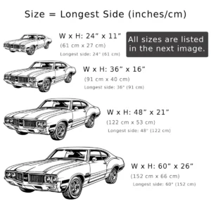 Oldsmobile 442 Metal Wall Art, Iconic Muscle Car Decor, Vintage Garage Sign, American Auto Gift