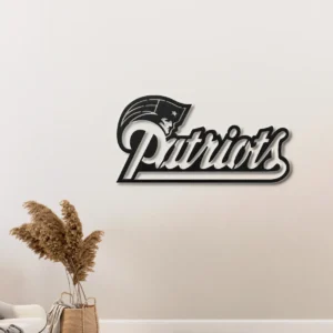 Patriots Metal Wall Art, Iconic NFL Team Decor, LED Game Room Sign, Football Fan Gift