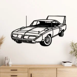Plymouth Superbird 1970 Metal Wall Art, Iconic Muscle Car Decor, High-Wing Garage Sign, Classic Car Gift