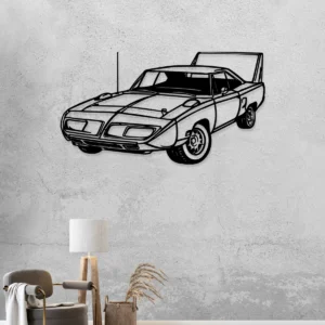 Plymouth Superbird 1970 Metal Wall Art, Iconic Muscle Car Decor, High-Wing Garage Sign, Classic Car Gift