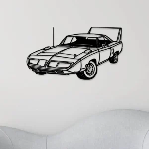 Plymouth Superbird 1970 Metal Wall Art, Iconic Muscle Car Decor, High-Wing Garage Sign, Classic Car Gift