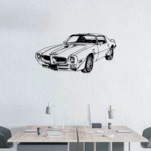 Pontiac Firebird 1970 Trans Am Metal Art, Legendary American Classic Decor, Garage Wall Sign, Automotive Fan Gift