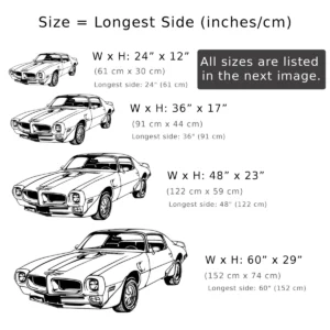 Pontiac Firebird 1970 Trans Am Metal Art, Legendary American Classic Decor, Garage Wall Sign, Automotive Fan Gift