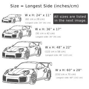 Porsche 911 Metal Wall Art, Iconic Sports Car Silhouette, Garage Decor Sign, Luxury Driver Gift