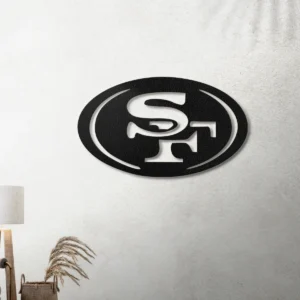 San Francisco 49ers Logo Sign, Elite NFL Team Art, LED Man Cave Decor, Football Enthusiast Gift