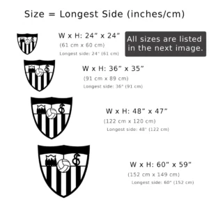 Sevilla Metal Logo Sign, Iconic Football Club Art, LED Game Room Decor, Ultimate Soccer Fan Gift