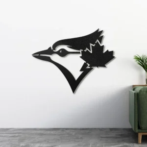 Toronto Blue Jays Metal Logo, Iconic MLB Wall Art, Optional LED Game Room Sign, Baseball Fan Gift