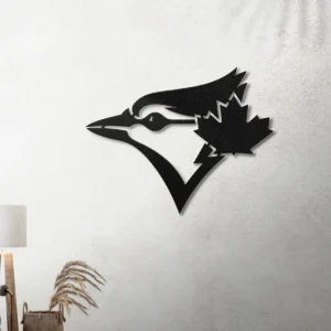 Toronto Blue Jays Metal Logo, Iconic MLB Wall Art, Optional LED Game Room Sign, Baseball Fan Gift
