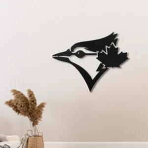 Toronto Blue Jays Metal Logo, Iconic MLB Wall Art, Optional LED Game Room Sign, Baseball Fan Gift