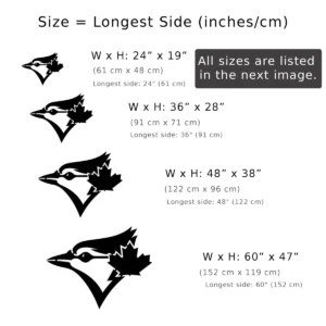 Toronto Blue Jays Metal Logo, Iconic MLB Wall Art, Optional LED Game Room Sign, Baseball Fan Gift