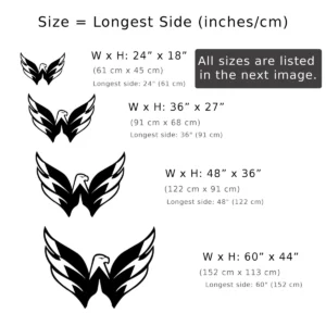 Washington Capitals Metal Logo Sign, Iconic NHL Hockey Art, LED Game Room Decor, Ultimate Fan Gift