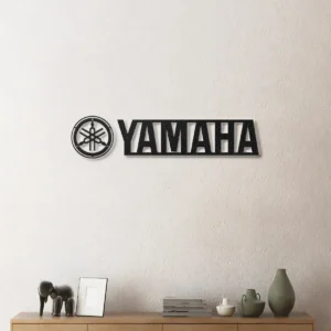 Yamaha Metal Logo Art, Dynamic Backlit Decor, RGB LED Garage Sign, Motorcycle Fan Gift