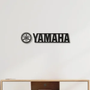 Yamaha Metal Logo Art, Dynamic Backlit Decor, RGB LED Garage Sign, Motorcycle Fan Gift