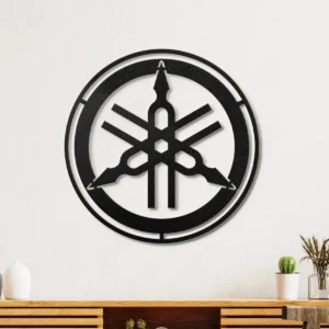 Yamaha Metal Logo, Iconic Motorcycle Art, RGB LED Garage Sign, Biker Gift