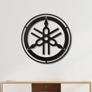 Yamaha Metal Logo, Iconic Motorcycle Art, RGB LED Garage Sign, Biker Gift