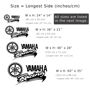 Yamaha Racing Metal Logo, Dynamic Motorsport Wall Art, RGB LED Garage Sign, Biker Enthusiast Gift